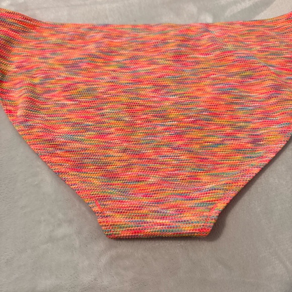 NEW Aerie Neon Space Dye Rainbow Bikini Bottoms Bikini Style Size XL - Picture 7 of 8